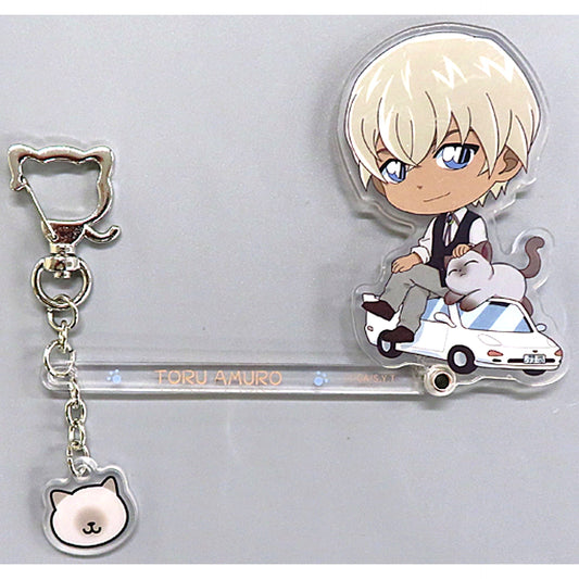 Toru Amuro Detective Conan MIAO Series Acrylic Keychain Cafe in Shanghai 2021 [USED]