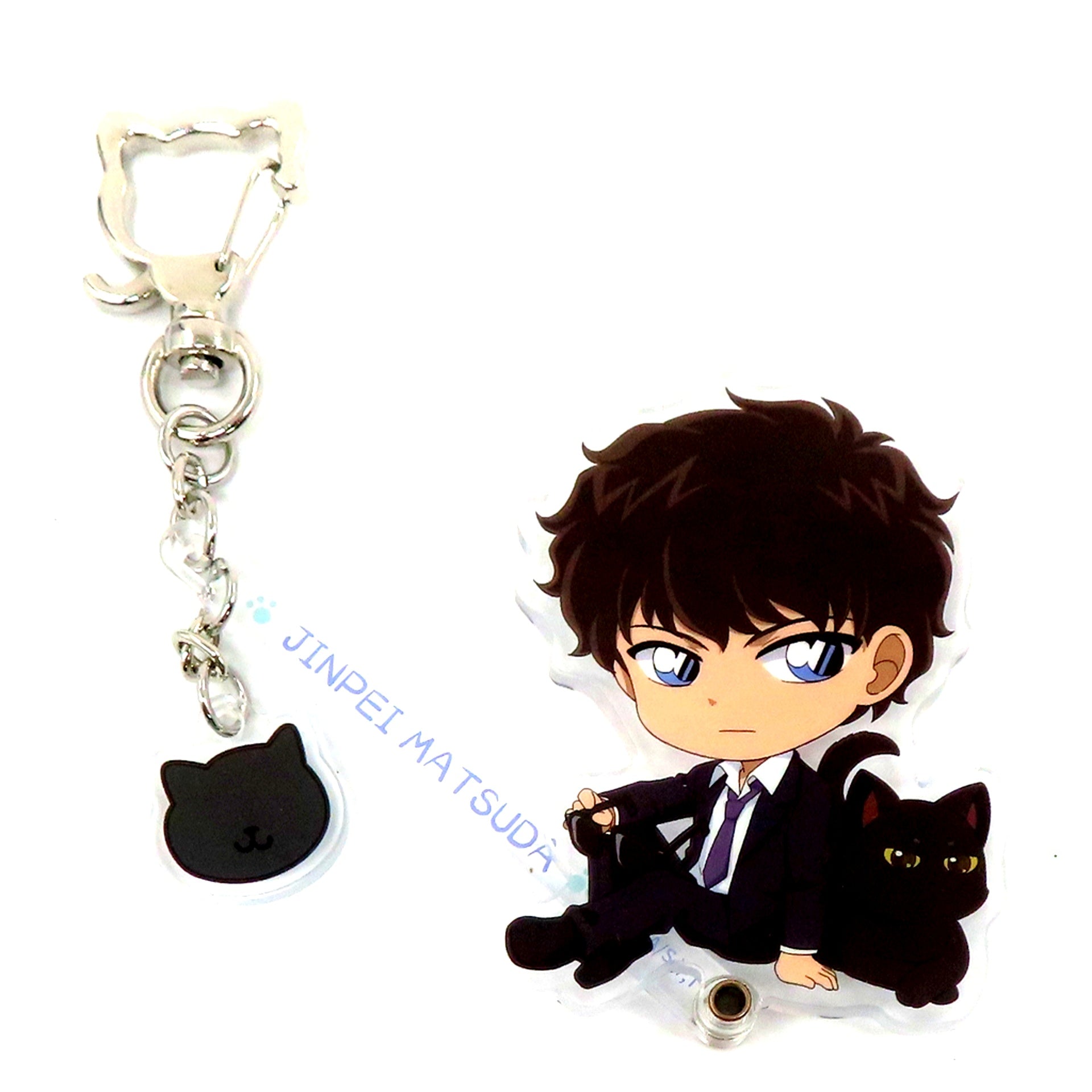 Jinpei Matsuda Detective Conan MIAO Series Acrylic Keychain Cafe in Shanghai 2021 [USED]