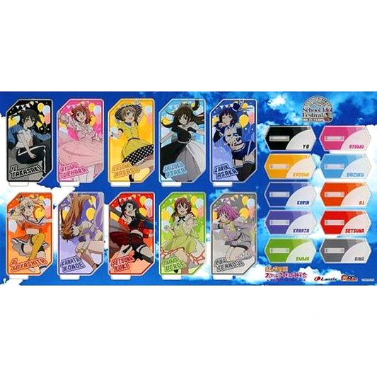 Group Acrylic Stand from 10 Type Set Bundle Bonus for Love Live! Nijigasaki High School Idol Club 3rd Live! School Idol Festival Yume no Hajimari Blu-ray Memorial BOX A-on STORE A!SMART Limited Edition Single Item [USED]