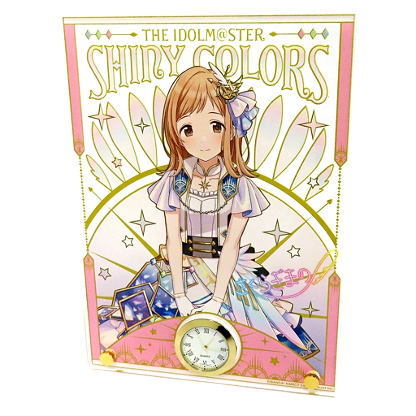 Mano Sakuragi Celestial Colors Ver. Shiny Colors Acrylic Art with Clock [USED]