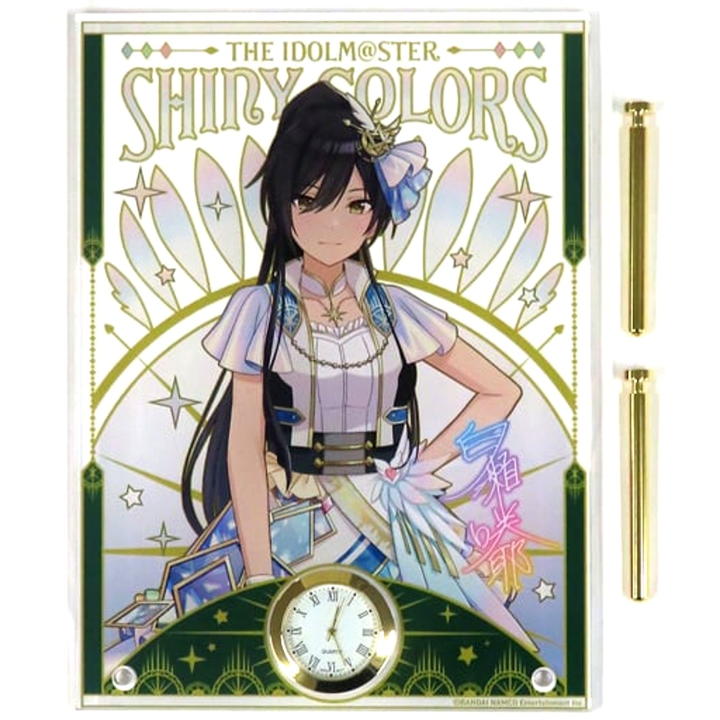 Sakuya Shirase Celestial Colors Ver. Shiny Colors Acrylic Art with Clock [USED]