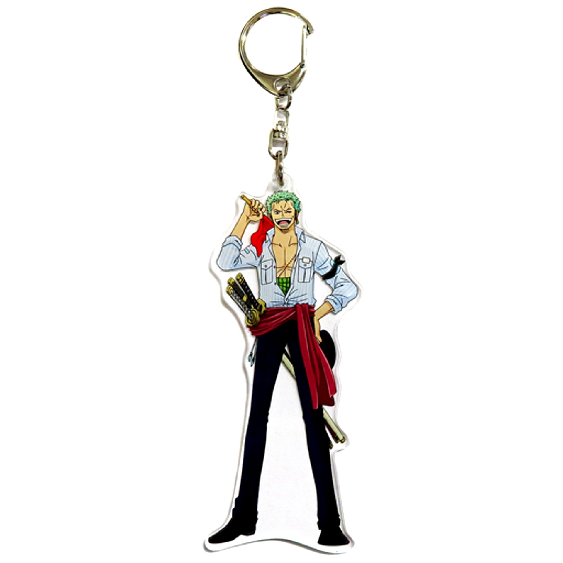 Roronoa Zoro One Piece x Keikyu Ensen Acrylic Keychain [USED]