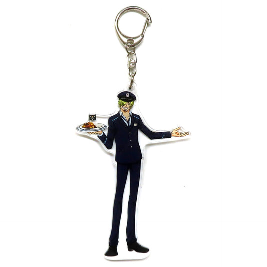 Sanji One Piece x Keikyu Ensen Acrylic Keychain [USED]