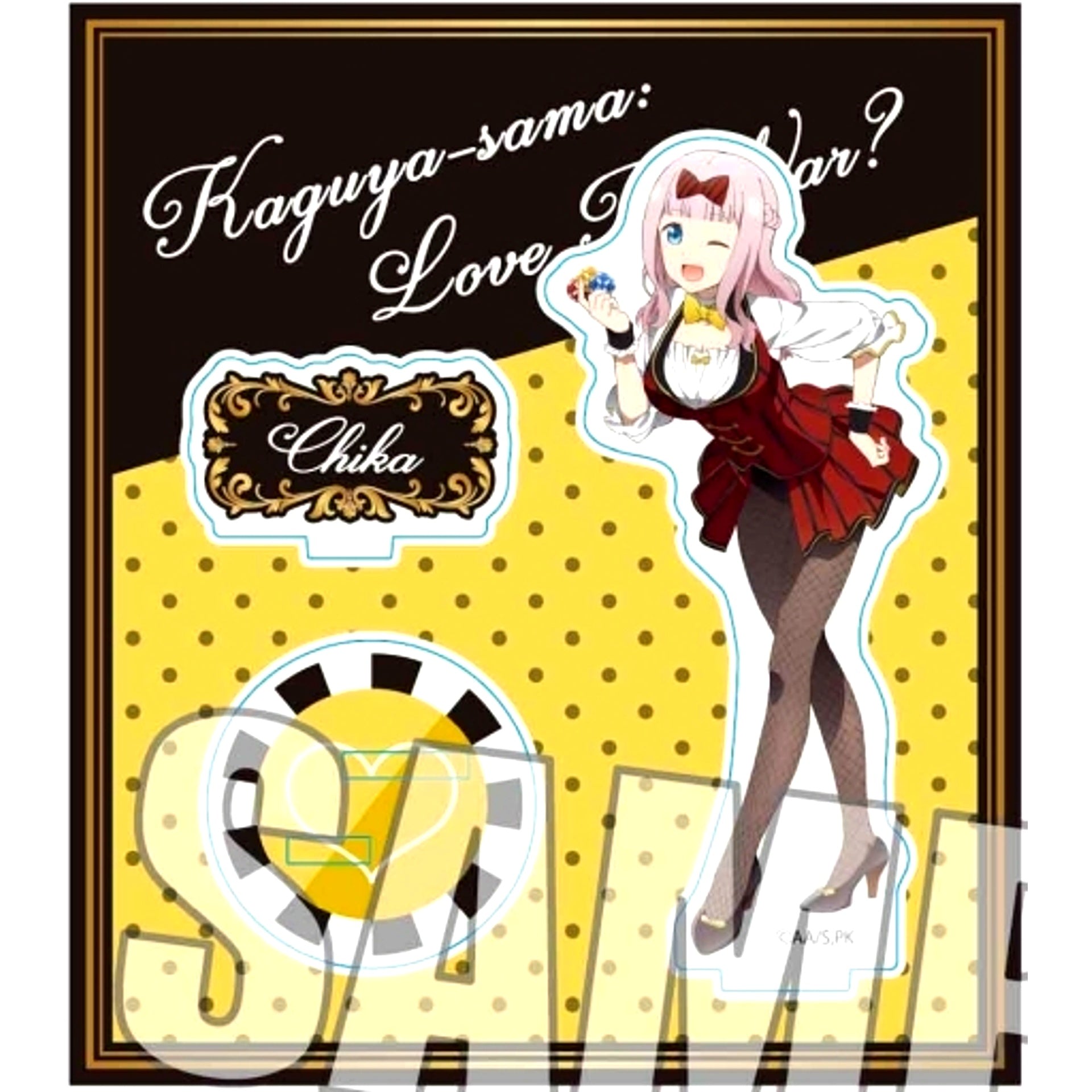 Chika Fujiwara Dealer ver. Acrylic Stand Kaguya-sama Love is War [USED]