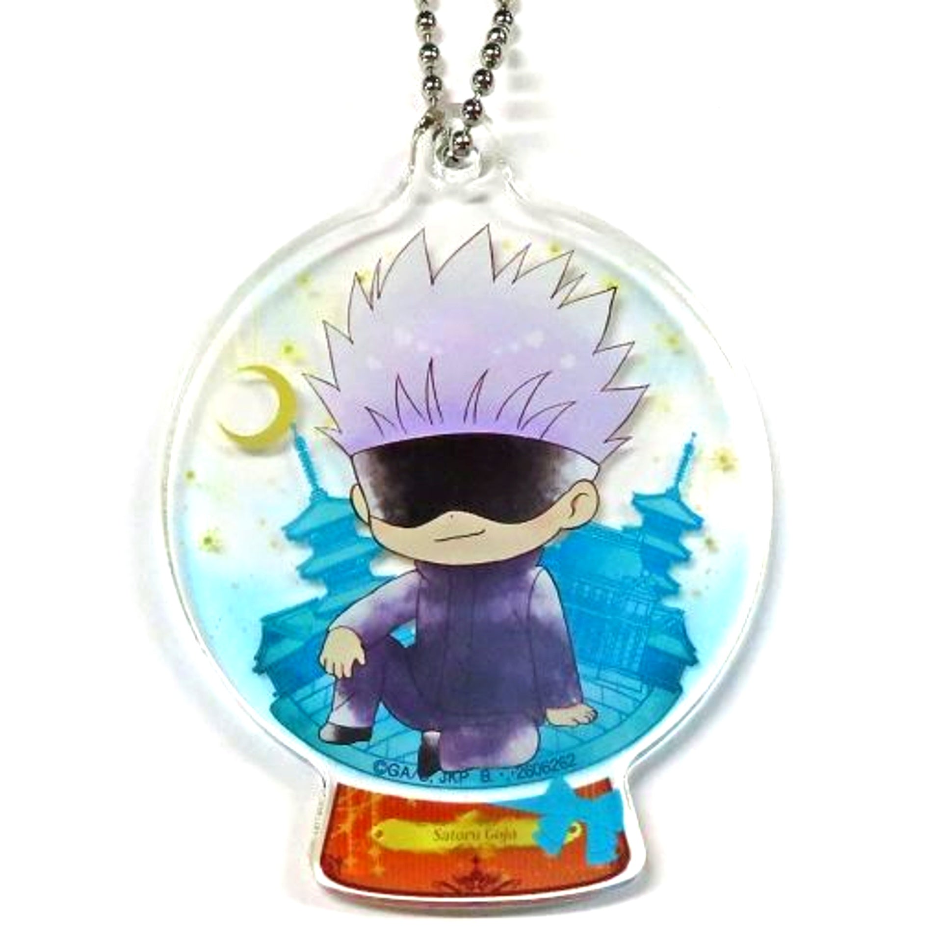 Satoru Gojo Jujutsu Kaisen Punitop Terrarium-style Acrylic Keychain [USED]