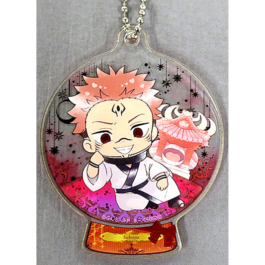 Ryomen Sukuna Jujutsu Kaisen Punitop Terrarium Style Acrylic Keychain [USED]
