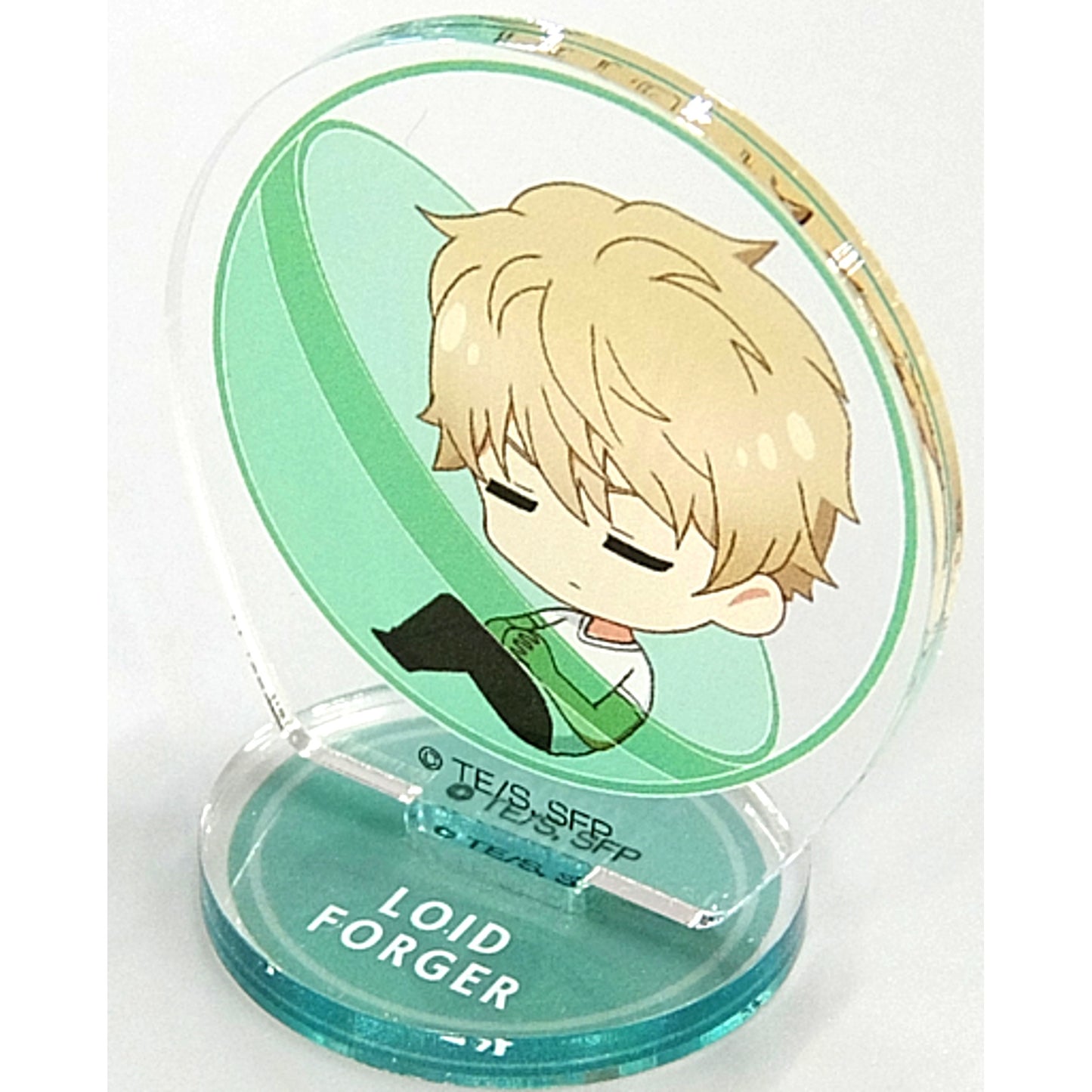 Loid Forger Sleeping Spy x Family Acrylic Stand Puchitto Collection Capsule [USED]