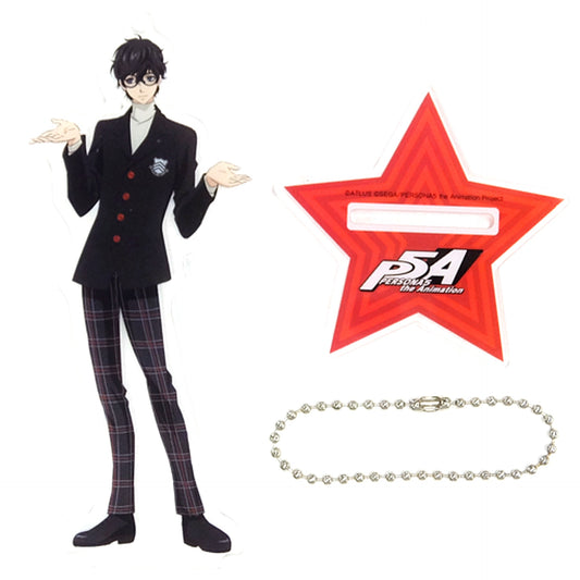 Ren Amamiya School Uniform Hako Quest Persona 5 the Animation Acrylic Stand Keychain [USED]