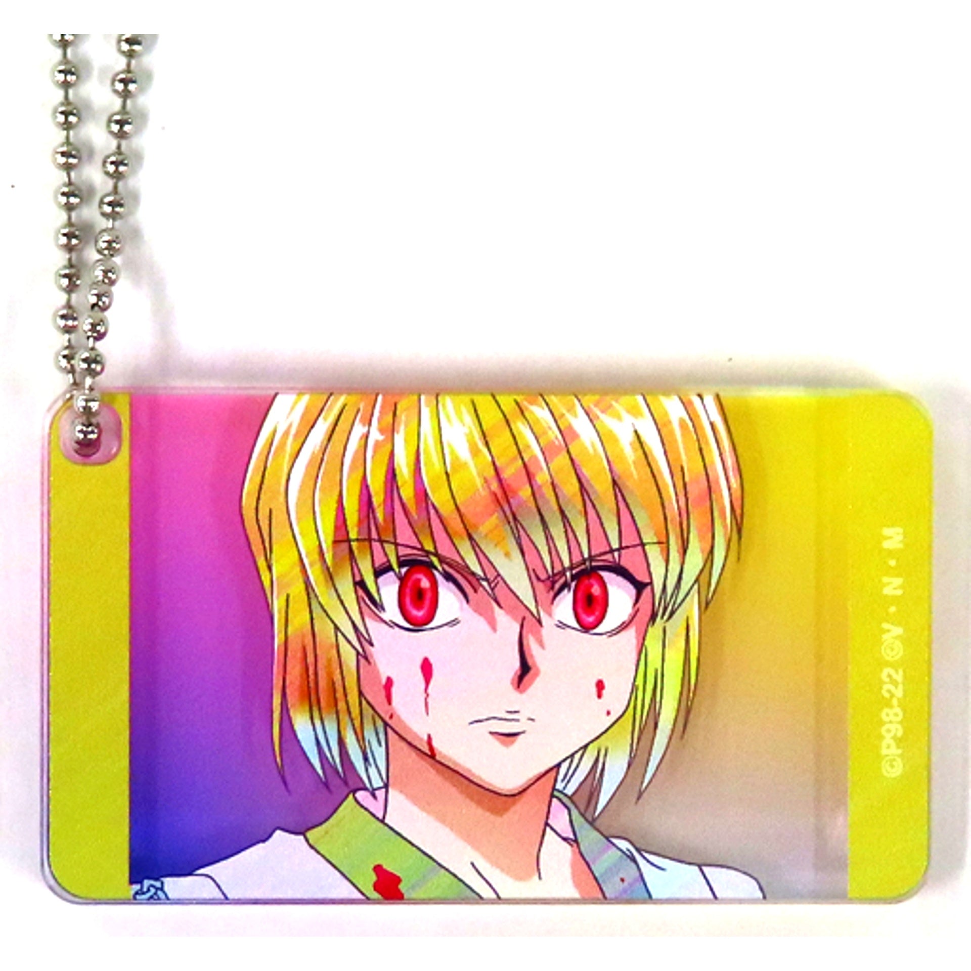 Kurapika HUNTER x HUNTER Trading Ani-Art clear label Square Acrylic Keychain Ver.A [USED]