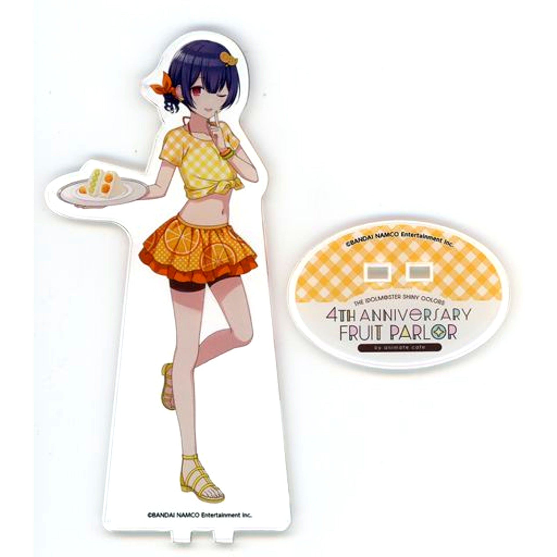 Rinze Morino THE IDOLM@STER SHINY COLORS Drawn Acrylic Stand 4TH ANNIVERSARY FRUIT PARLOR Ver. animatecafe [USED]