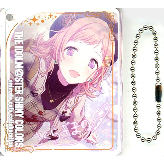 Mano Sakuragi The Idolmaster Shiny Colors 4TH ANNIVERSARY FRUIT PARLOR by animatecafe CoLotta Trading Acrylic Plate Keychain Vol.3 Group 1 [USED]