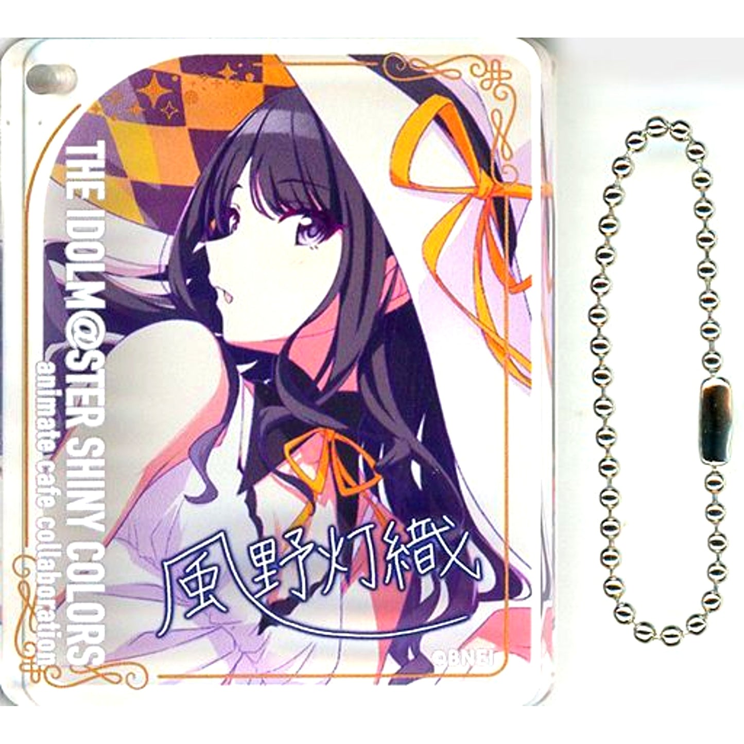 Hiori Kazano The Idolmaster Shiny Colors 4TH ANNIVERSARY FRUIT PARLOR by animatecafe CoLotta Trading Acrylic Plate Keychain Vol.3 Group 1 [USED]