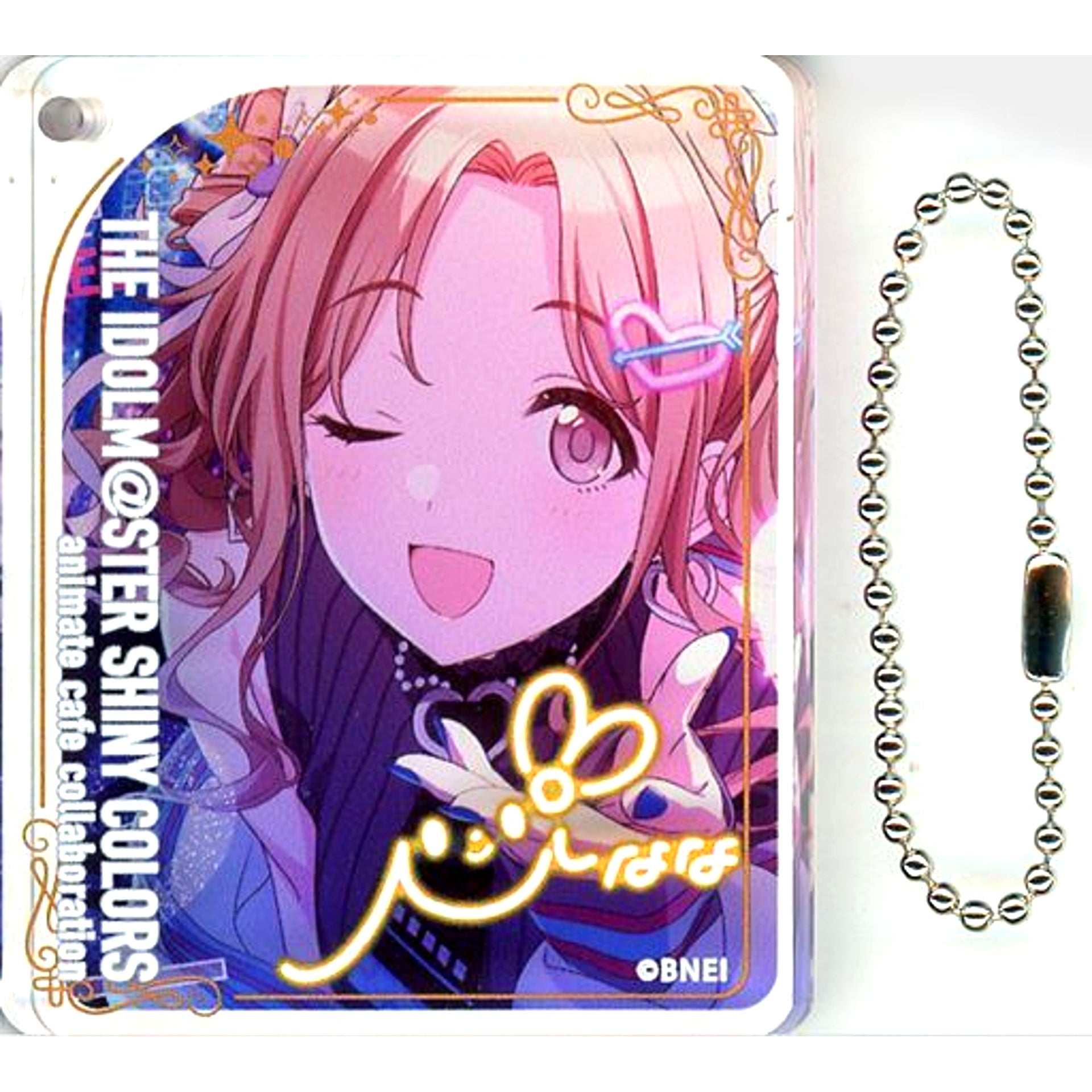 Hinana Ichikawa The Idolmaster Shiny Colors CoLotta Trading Acrylic Plate Keychain Vol.3 Group 1 4th Anniv Fruit Parlor by Animate Cafe [USED]