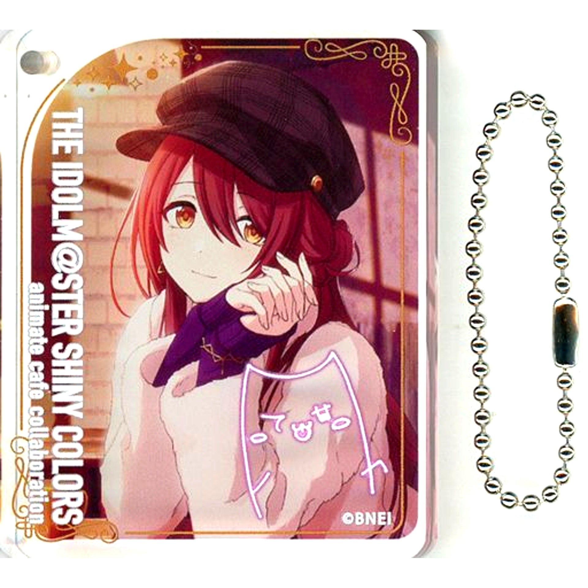 Tenka Osaki The Idolmaster Shiny Colors 4th Anniversary Fruit Parlor by animatecafe CoLotta Trading Acrylic Plate Keychain Vol.3 Group 2 [USED]