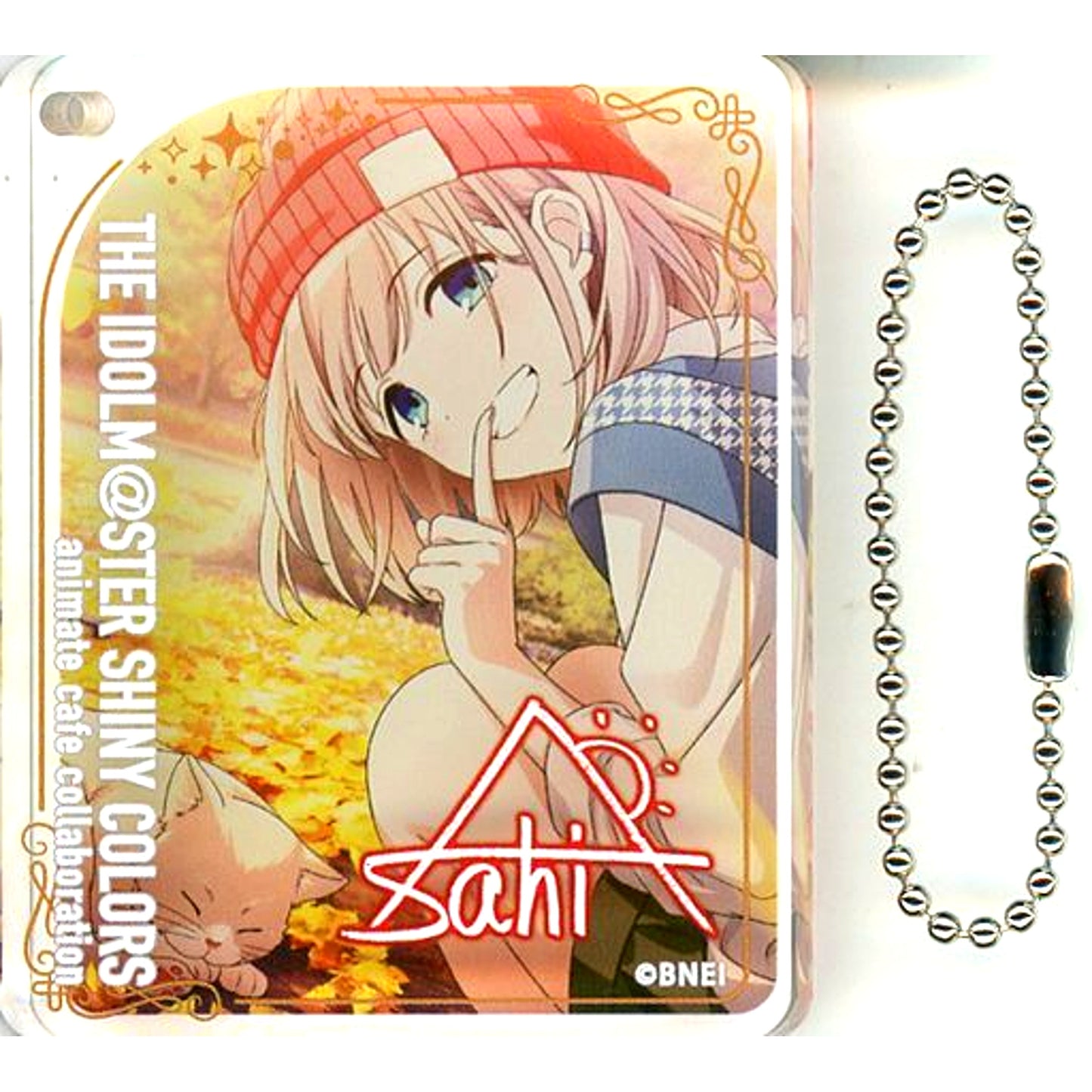 Asahi Serizawa The Idolmaster Shiny Colors CoLotta Trading Acrylic Plate Keychain Vol.3 Group 2 4th Anniv Fruit Parlor by Animate Cafe [USED]