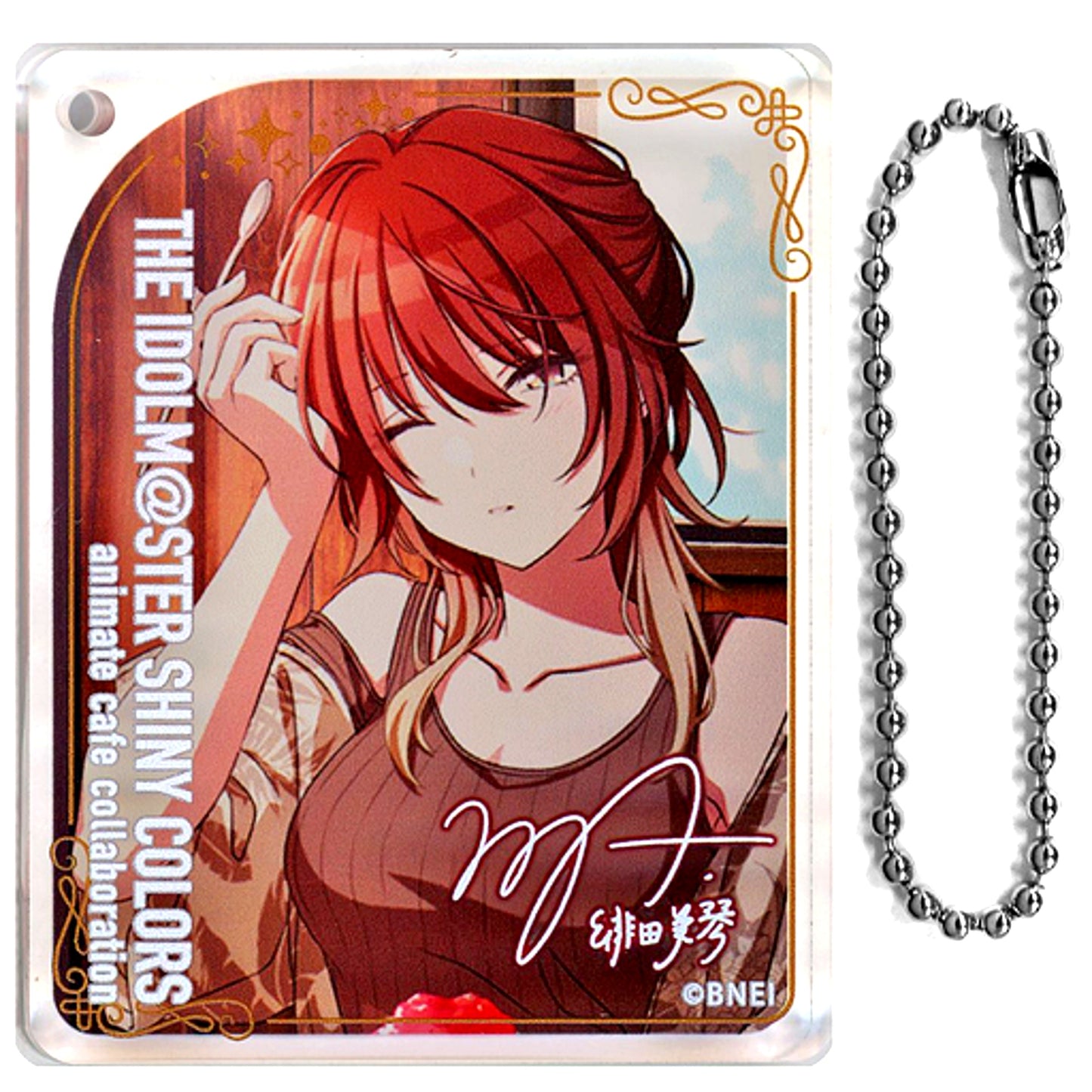 Mikoto Aketa The Idolm@ster Shiny Colors CoLotta Trading Acrylic Plate Keychain Vol.3 Group 2 4th Anniv FRUIT PARLOR by animatecafe [USED]