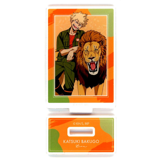 Katsuki Bakugo My Hero Academia Tobu Zoological Park Collaboration Illustration Visual Zookeeper ver. Trading Acrylic Stand [USED]