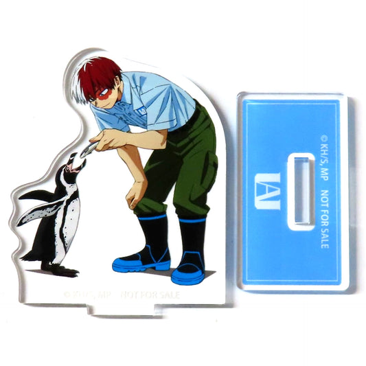 Shoto Todoroki My Hero Academia x Tobu Zoo Collabo Illustration Visual Zookeeper Ver. Trading Acrylic Stand Event Limited BOX Purchase Bonus [USED]