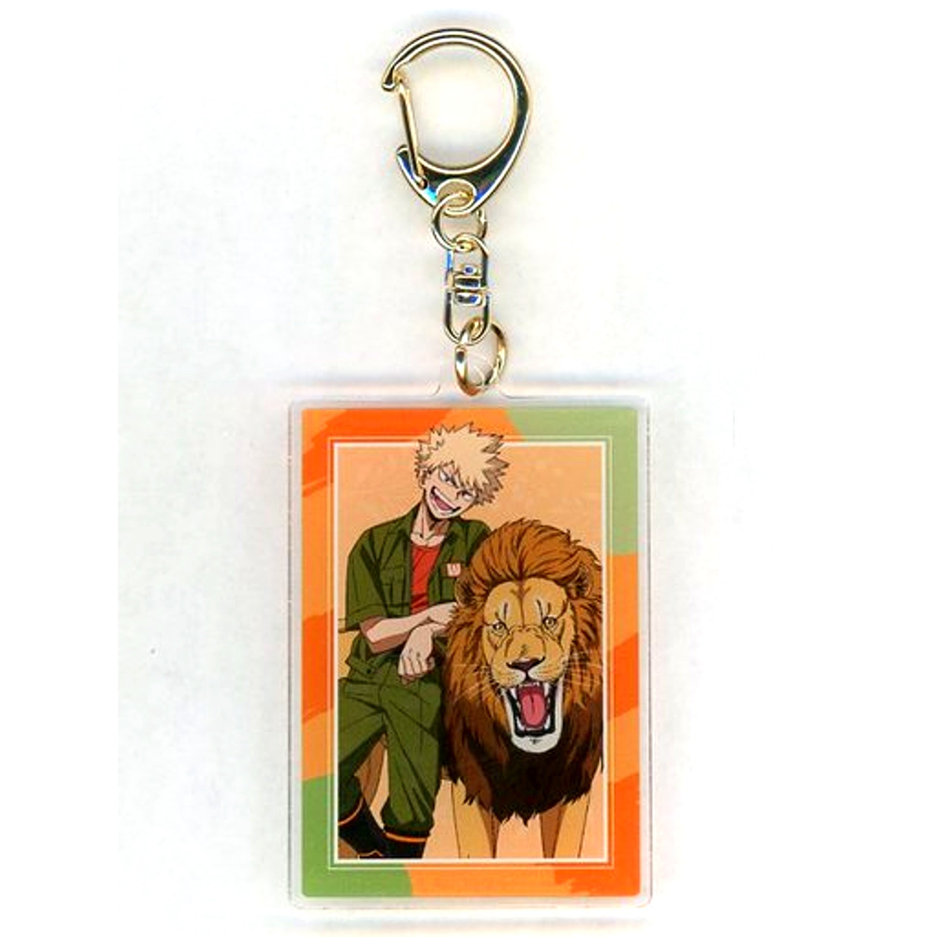 Katsuki Bakugo My Hero Academia Tobu Zoo Collabo Illustration Zookeeper Ver. Trading Acrylic Keychain [USED]