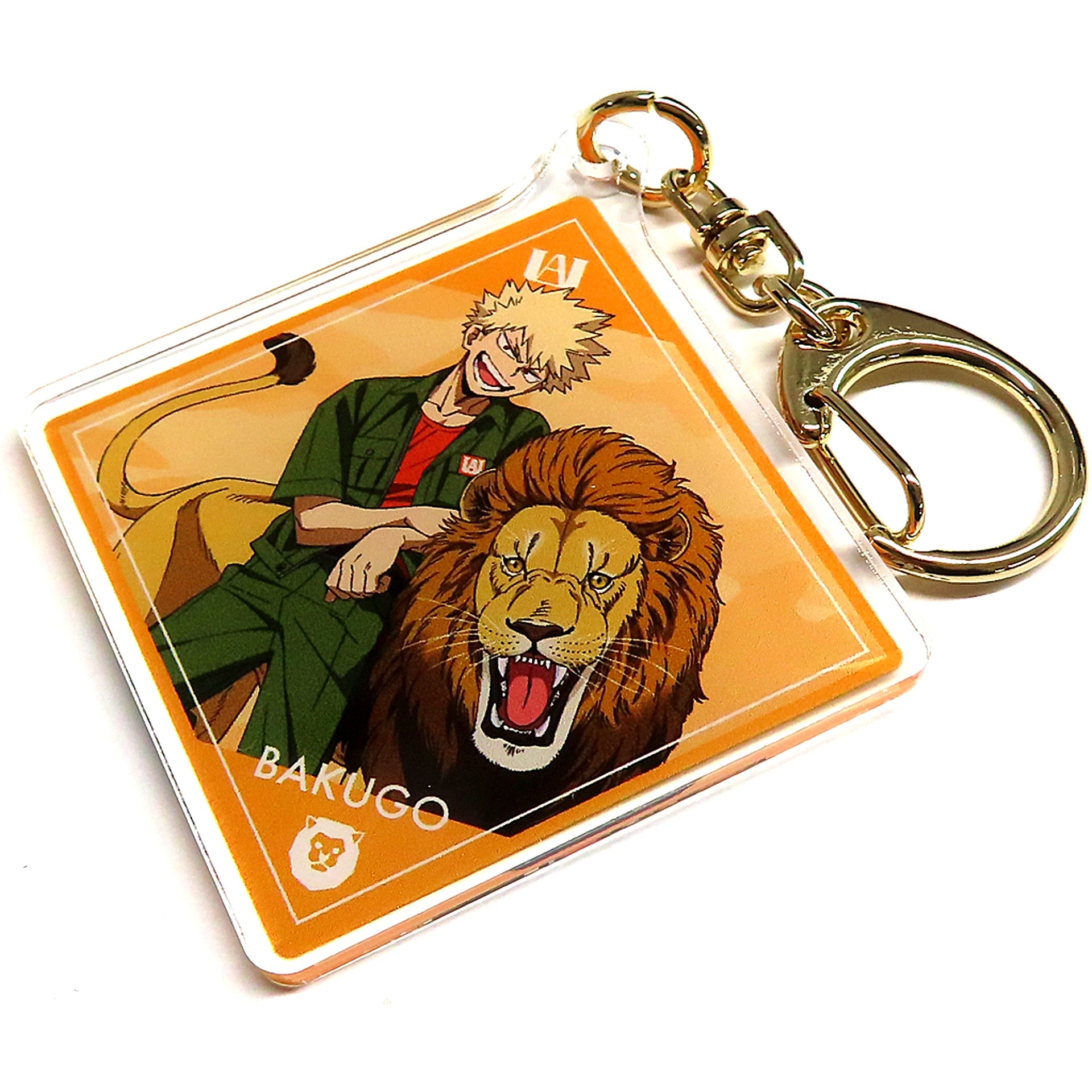 Katsuki Bakugo My Hero Academia x Tobu Zoo Collabo Illustration Zookeeper Ver. Trading Acrylic Stand Event Limited BOX Bonus Acrylic Keychain [USED]