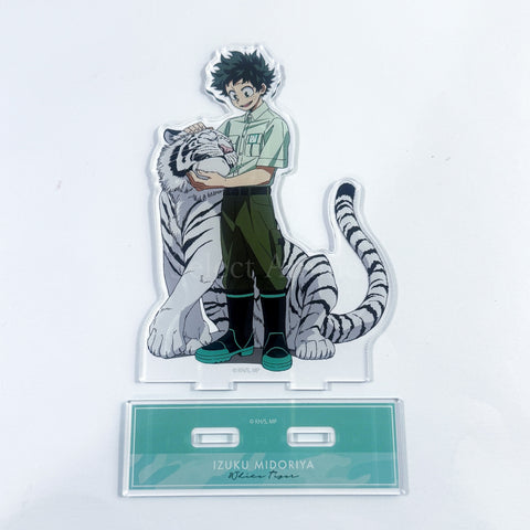 My Hero Academia Izuku Midoriya Collaboration Original Visual Zookeeper Ver. Big Acrylic Stand Tobu Zoological Park Limited Acrylic Stands [USED] — photo 1