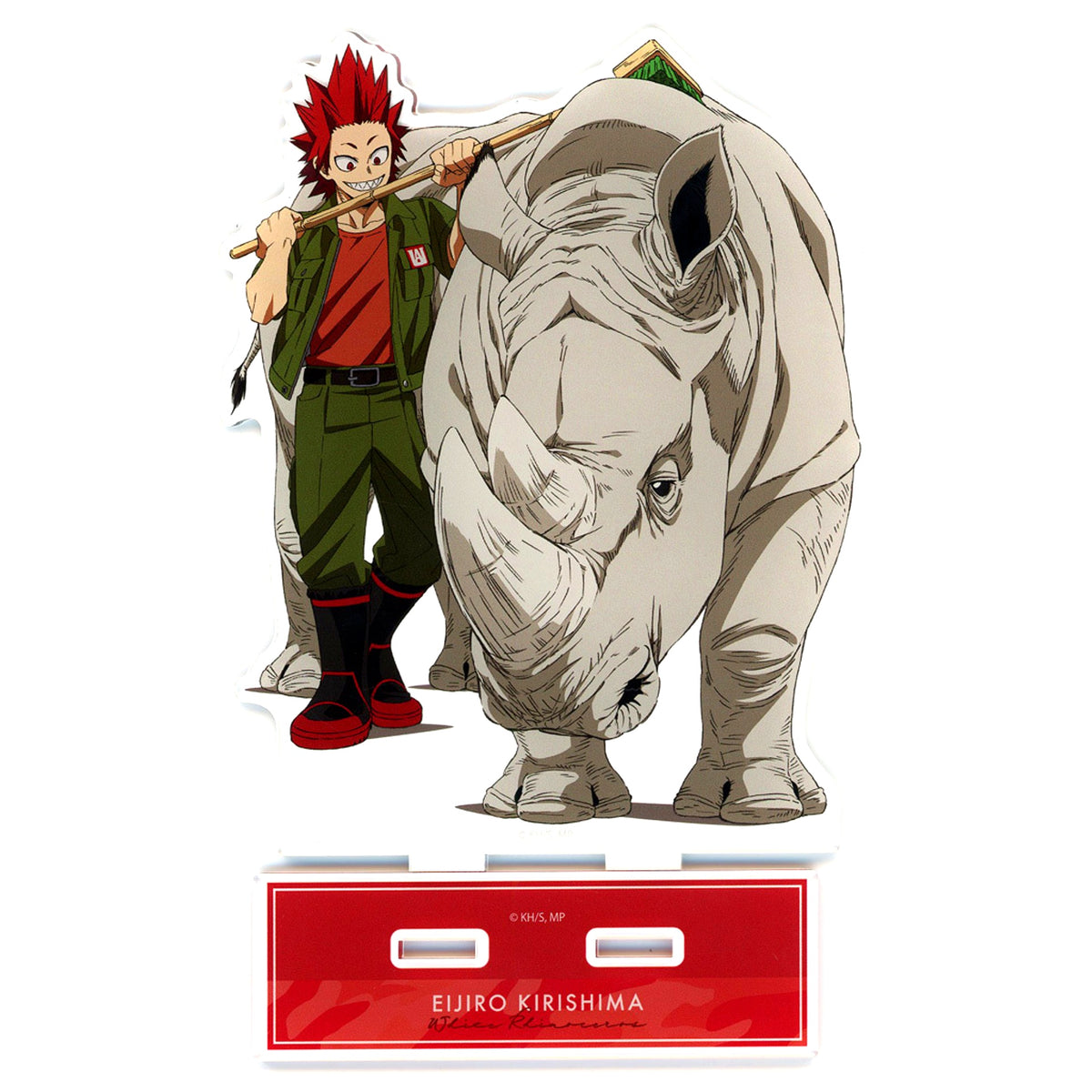 Eijiro Kirishima My Hero Academia Illustration Zookeeper Ver. Big Acrylic Stand Tobu Zoological Park Collaboration [USED]