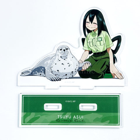My Hero Academia Tsuyu Asui Collaboration Original Visual Zookeeper Ver. Big Acrylic Stand Tobu Zoological Park Limited Acrylic Stands [USED] — photo 1
