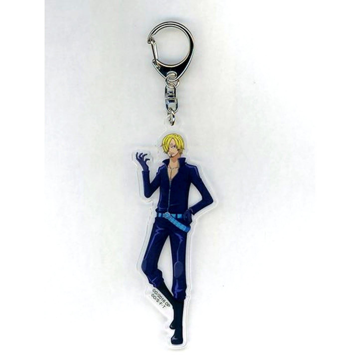 Sanji Battle Acrylic Keychain One Piece FILM GOLD [USED]