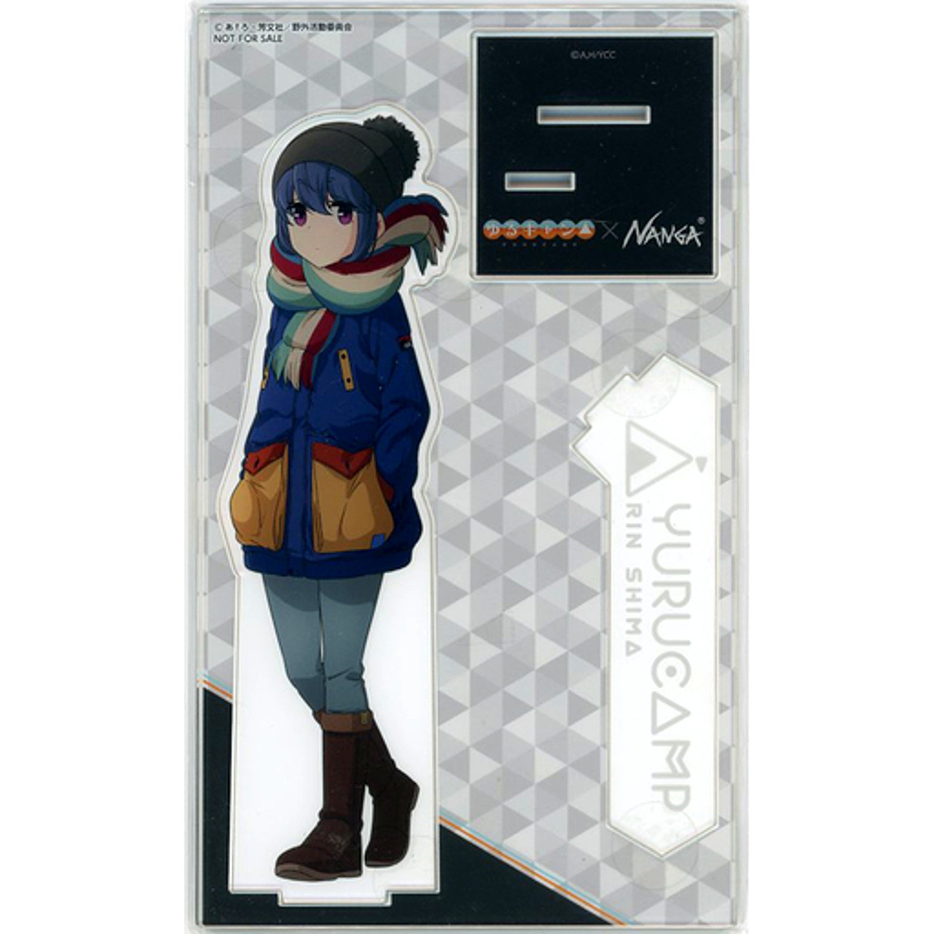 Rin Shima Yuru Camp x NANGA Big Acrylic Stand Bonus Item for Present Campaign Winner [USED]