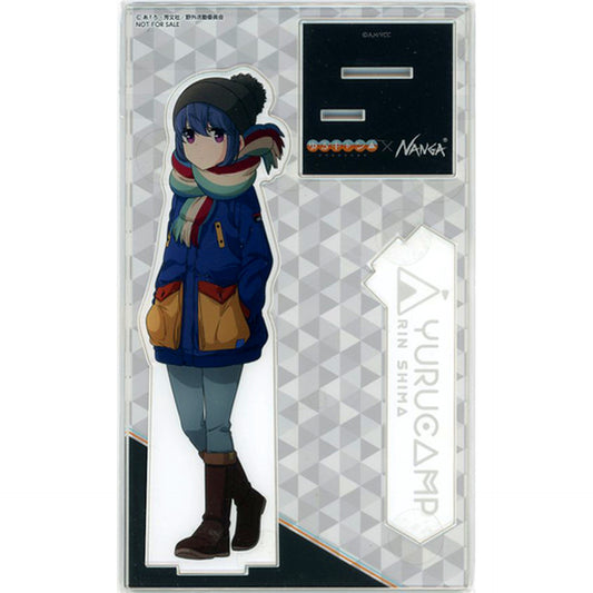 Rin Shima Yuru Camp x NANGA Big Acrylic Stand Bonus Item for Present Campaign Winner [USED]