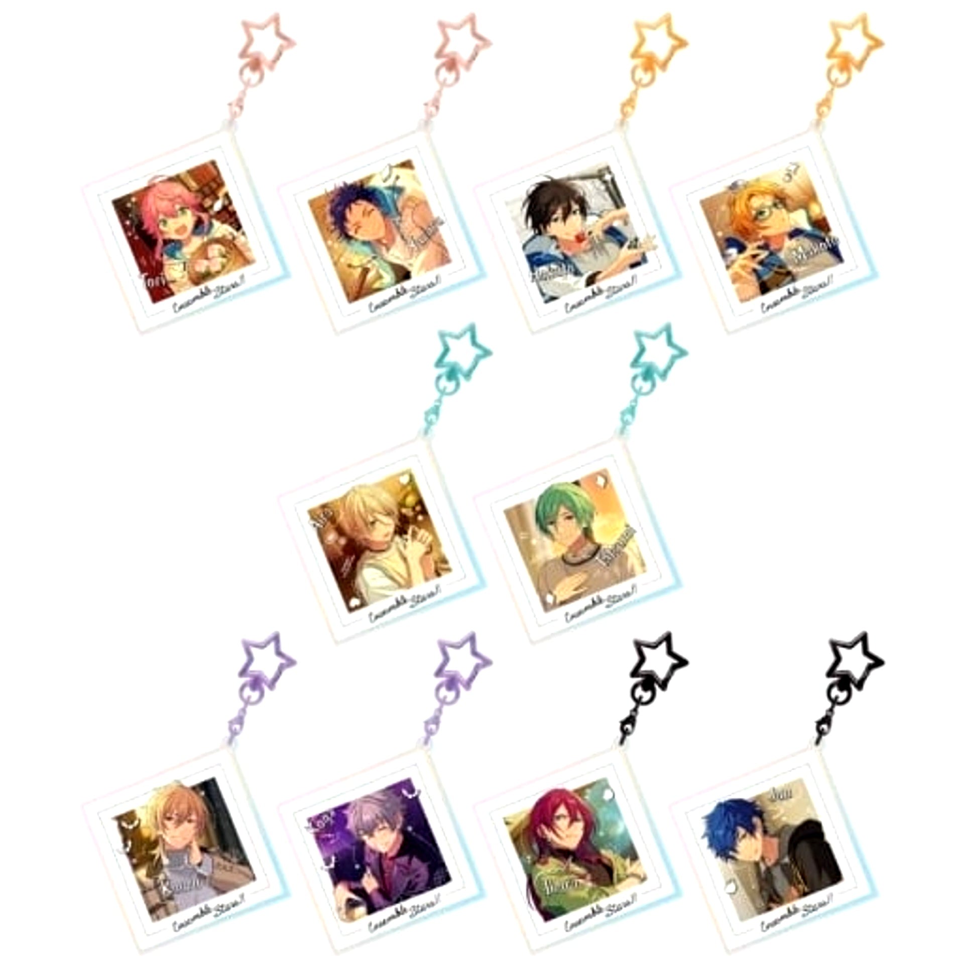 Set of 10 Ensemble Stars!! Star Keychain Collection Everyday! Vol.4 [USED]