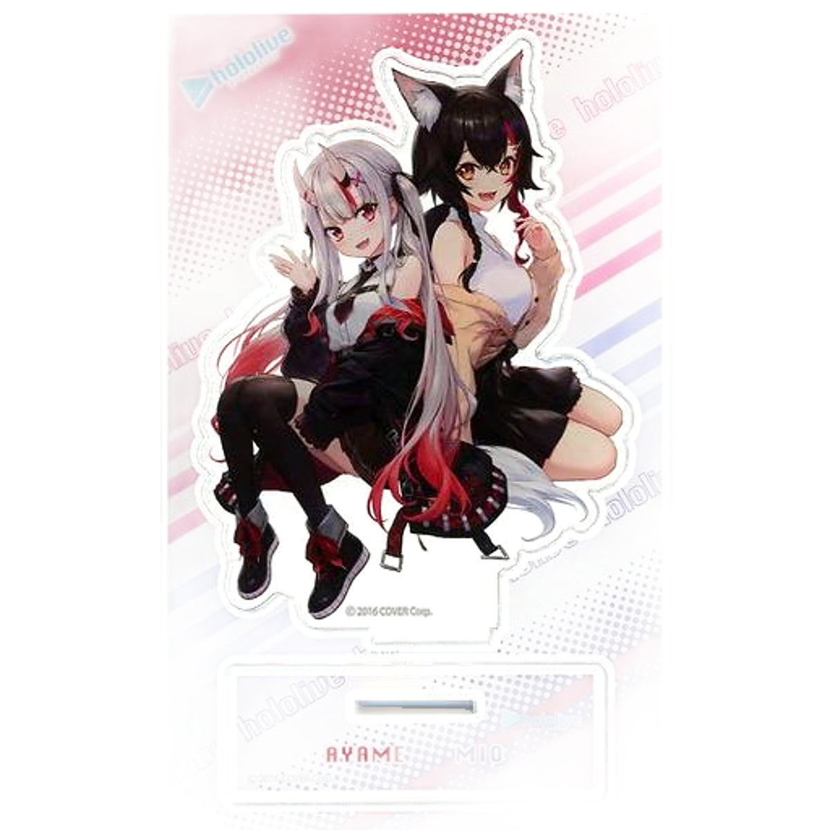 VTuber Hololive Ookami Mio Nakiri Ayame Acrylic Stand Molly Online Vol.8 Limited Acrylic Stands [USED]