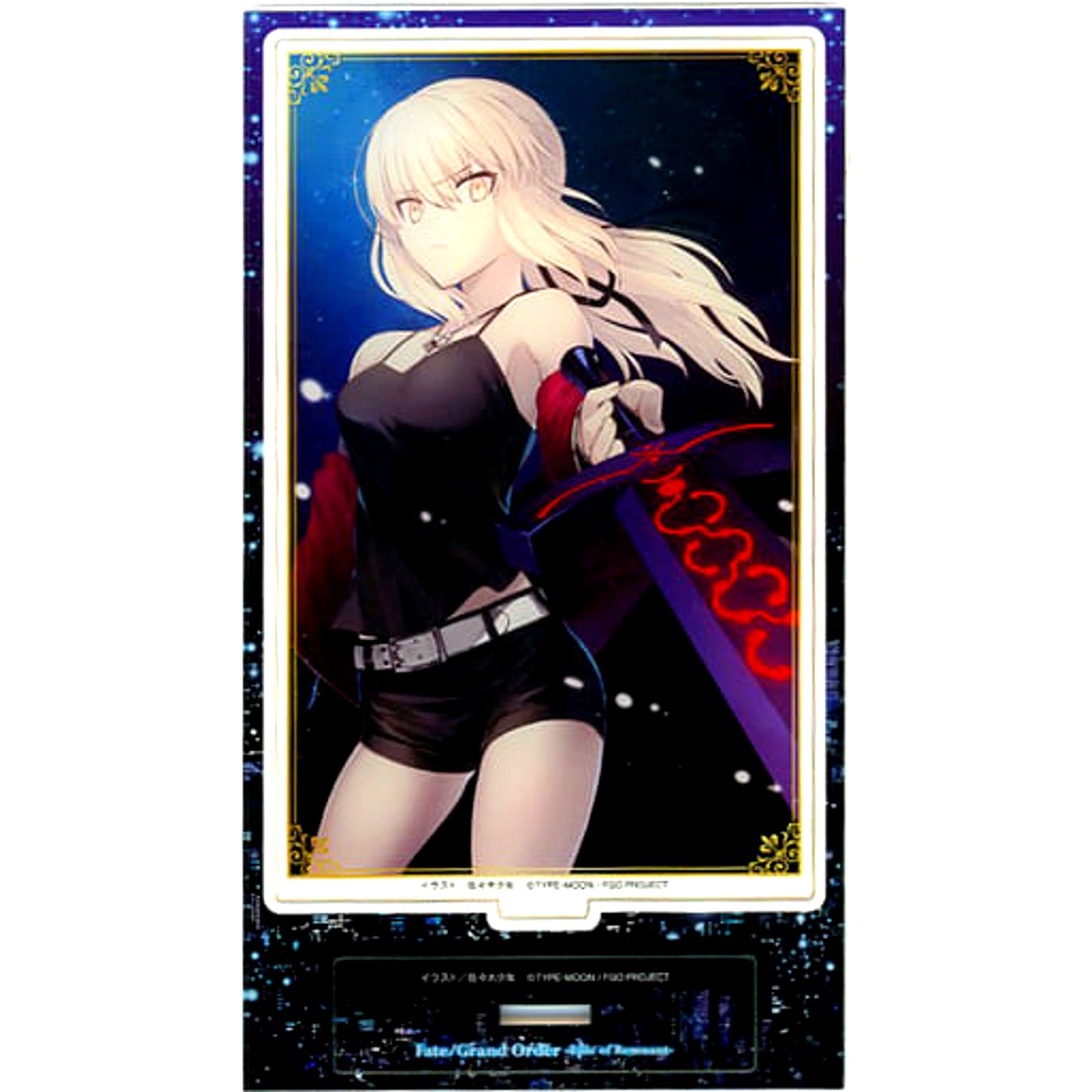 Saber Artoria Pendragon Alter Fate/Grand Order Epic of Remnant Big Acrylic Stand Shinjuku Ver. Single Item Comic Pseudo-Singularity I Quarantined Territory of Malice Shinjuku Shinjuku Phantom Incident Volume 2 animate Limited Set Included Bonus [USED]