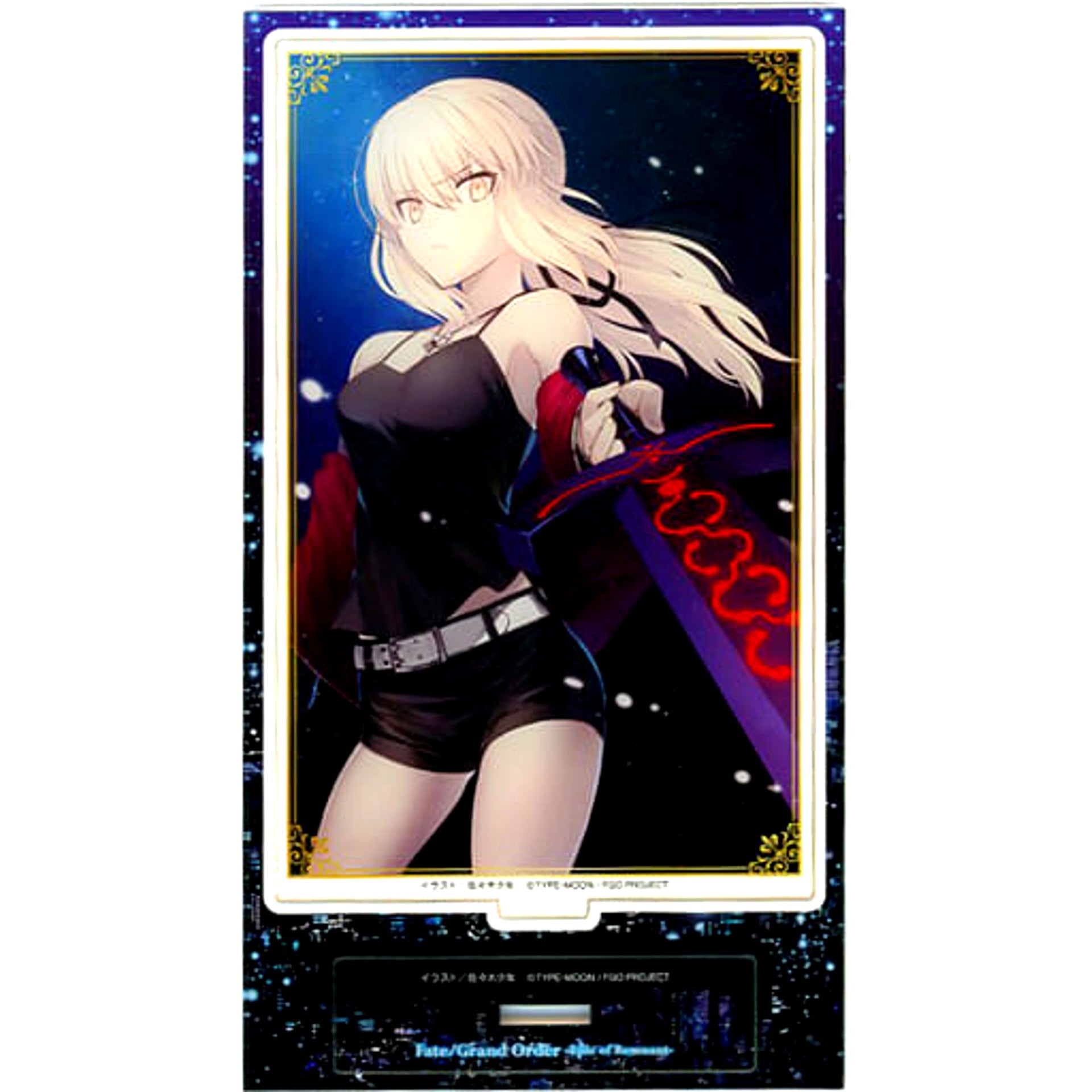 Saber Artoria Pendragon Alter Fate/Grand Order Epic of Remnant Big Acrylic Stand Shinjuku Ver. Single Item Comic Pseudo-Singularity I Quarantined Territory of Malice Shinjuku Shinjuku Phantom Incident Volume 2 animate Limited Set Included Bonus [USED]