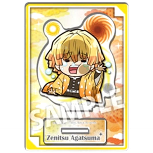 Demon Slayer: Kimetsu no Yaiba Pita! Deforme Mission Departure Zenitsu Agatsuma Trading Acrylic Stand Acrylic Stands [USED]