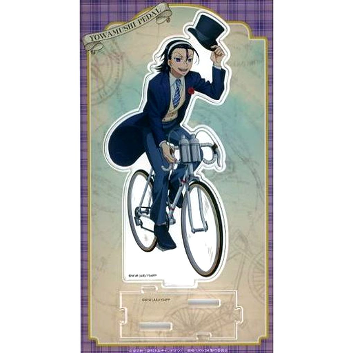 Jinpachi Toudou Acrylic Stand Retro Modern Run Ver. Yowamushi Pedal Glory Line [USED]