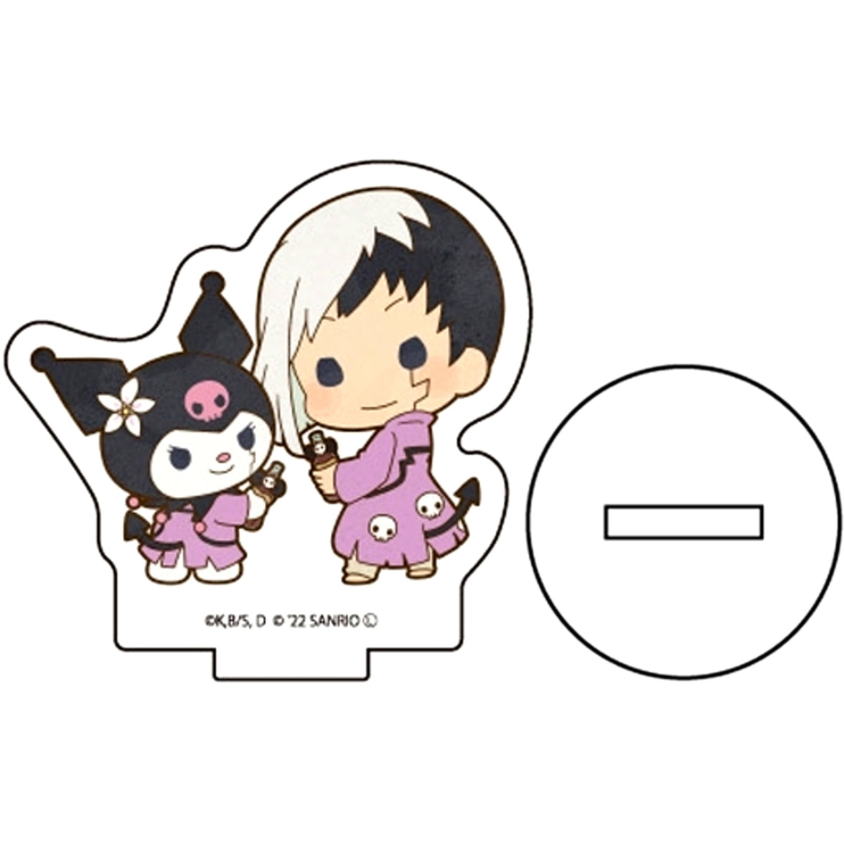 Gen Asagiri x Kuromi 01. Mini Character Dr. STONE x Sanrio Characters Acrylic Petit Stand [USED]
