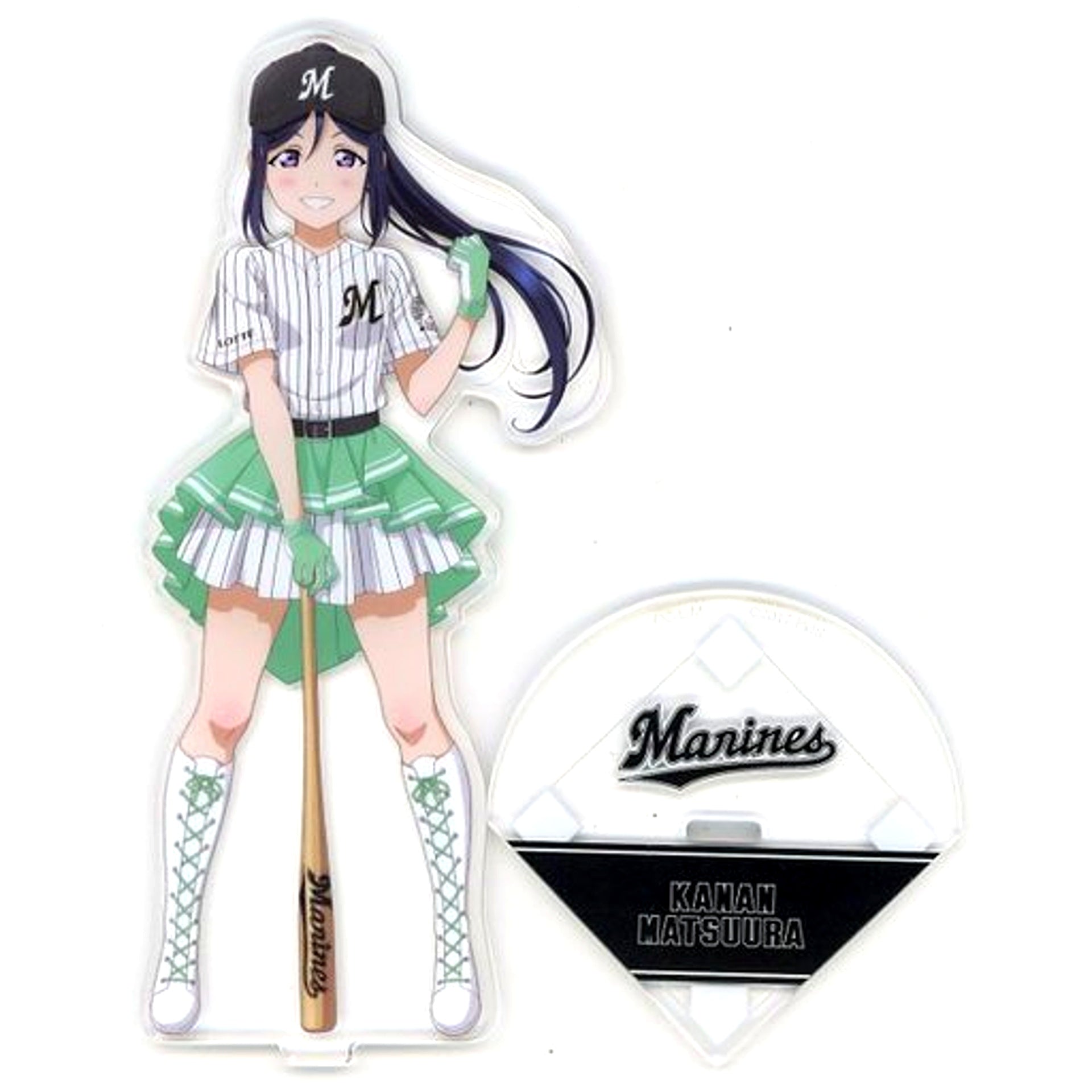 Kanan Matsuura Acrylic Stand Love Live! Sunshine!! x Chiba Lotte Marines [USED]