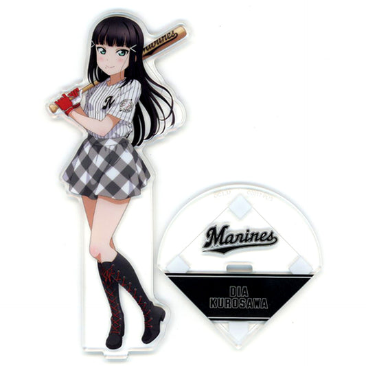 Dia Kurosawa Acrylic Stand Love Live! Sunshine!! x Chiba Lotte Marines [USED]