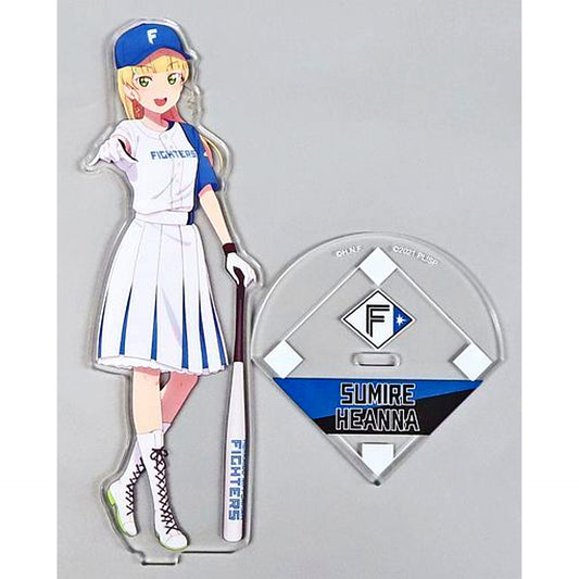 Sumire Heanna Acrylic Stand Love Live! Superstar!! x Hokkaido Nippon-Ham Fighters [USED]