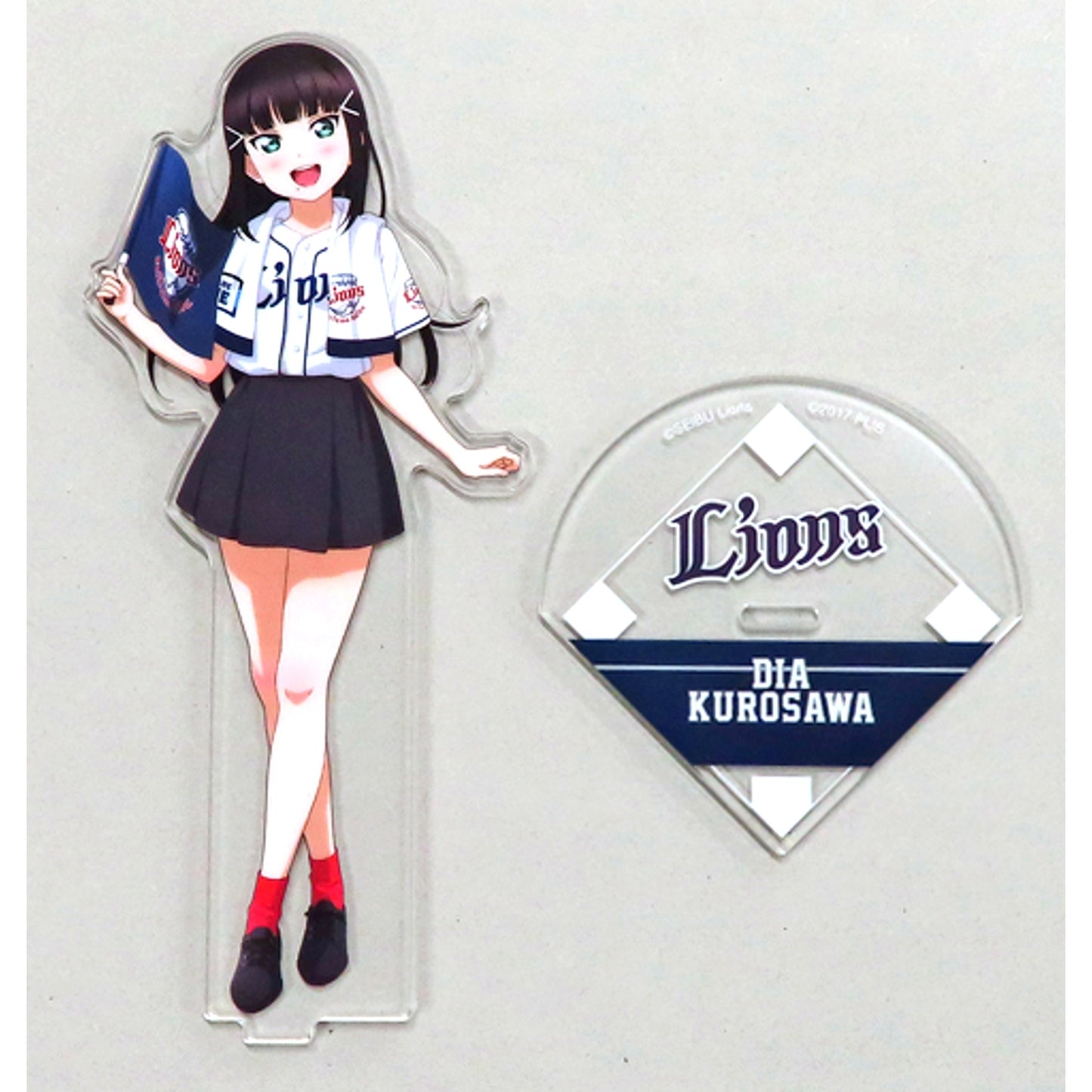 Dia Kurosawa Acrylic Stand Love Live! Sunshine!! x Saitama Seibu Lions [USED]