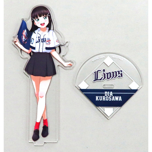 Dia Kurosawa Acrylic Stand Love Live! Sunshine!! x Saitama Seibu Lions [USED]