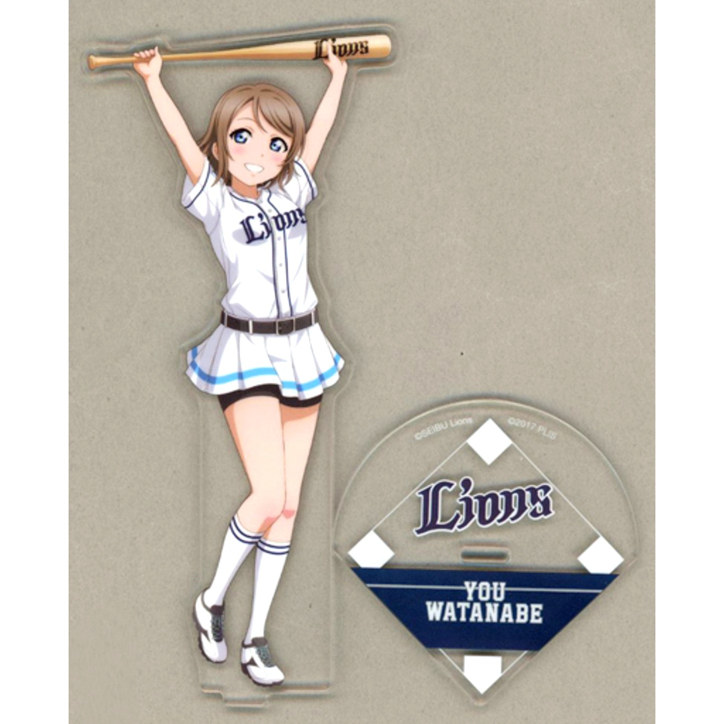 You Watanabe Acrylic Stand Love Live! Sunshine!! x Saitama Seibu Lions [USED]