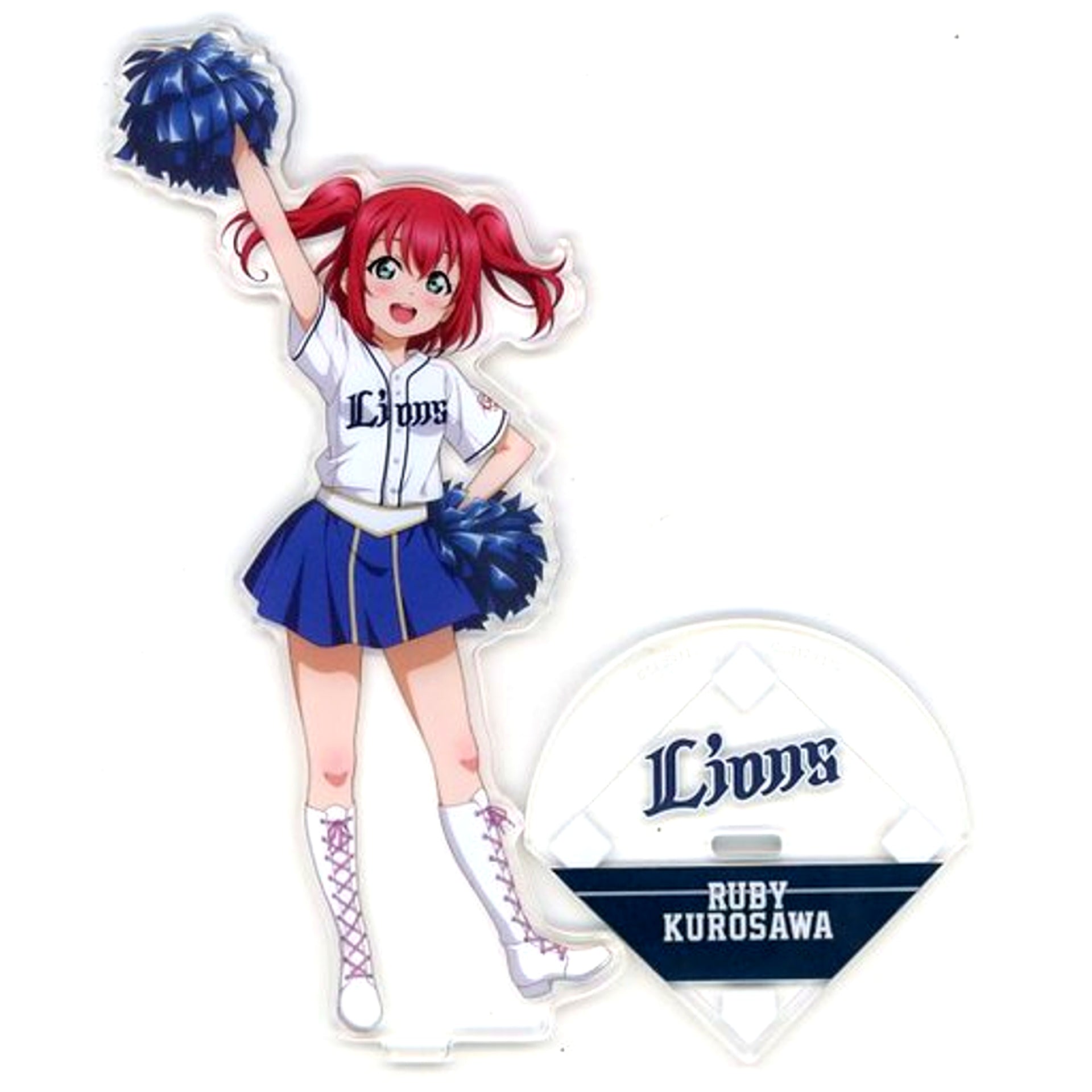 Ruby Kurosawa Acrylic Stand Love Live! Sunshine!! x Saitama Seibu Lions [USED]