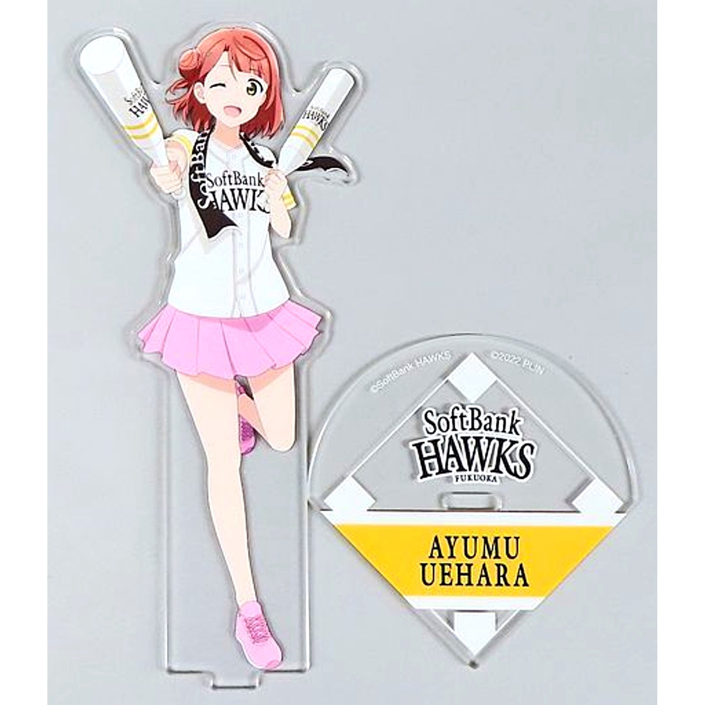 Ayumu Uehara Love Live! Nijigasaki High School Idol Club Acrylic Stand Fukuoka SoftBank Hawks [USED]