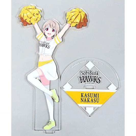 Kasumi Nakasu Acrylic Stand Love Live! Nijigasaki High School Idol Club x Fukuoka SoftBank Hawks [USED]