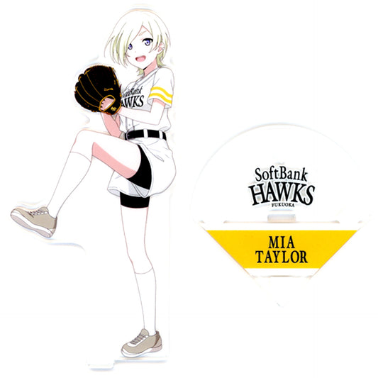 Mia Taylor Love Live! Nijigasaki High School Idol Club Acrylic Stand Fukuoka SoftBank Hawks [USED]