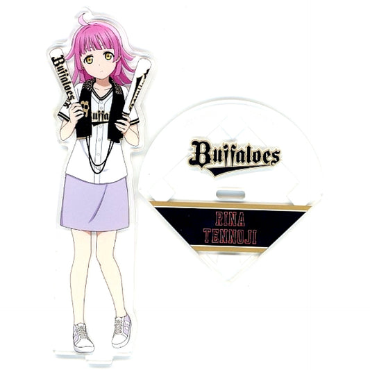 Rina Tennoji Acrylic Stand Love Live! Nijigasaki High School Idol Club x Orix Buffaloes [USED]
