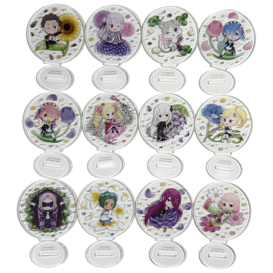Subaru Natsuki & Others Re:ZERO -Starting Life in Another World- All 12 Types Set Ichiban Kuji Yumemiru, Mirai no Monogatari Acrylic Stand Prize F [USED]