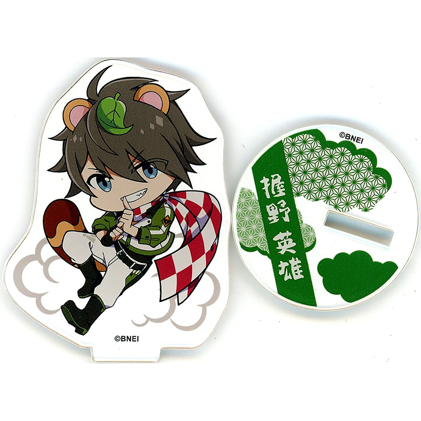 Hideo Akuno Ponpoko Shichihenge Official Mini Acrylic Stand Idolmaster SideM [USED]